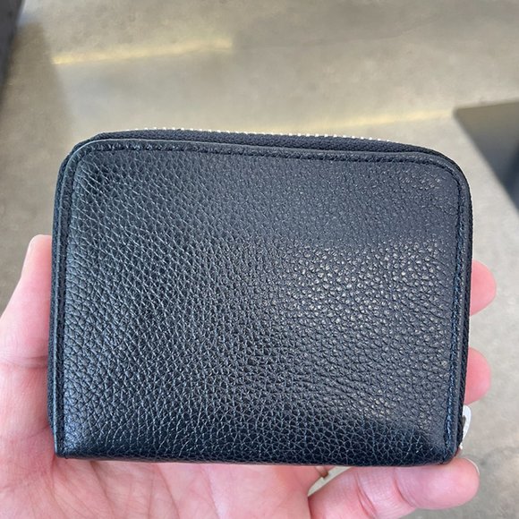 NWT ZADIG & VOLTAIRE SIGNATURE WING LOGO ALL AROUND ZIPPERED MINI WALLET - Picture 9 of 10